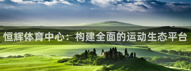 意昂4娱乐首页网站大全：恒辉体育中心：构建全面的运动