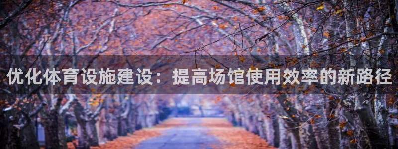 意昂体育4开户：优化体育设施建设：提高场馆使用效率的