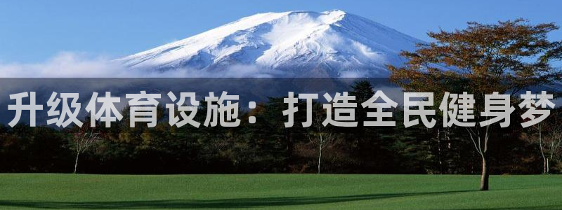 意昂4官网：升级体育设施：打造全民健身梦 